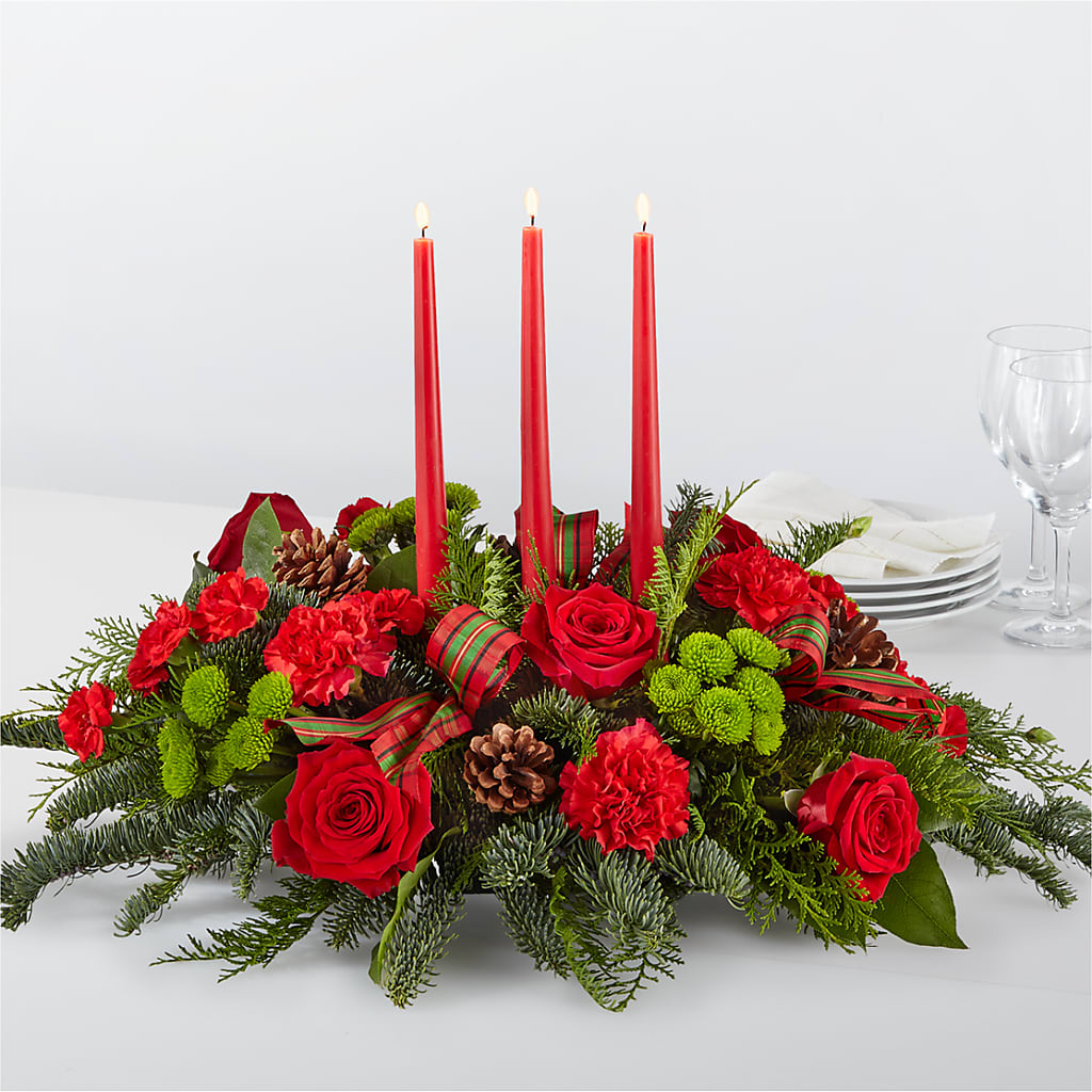 By the Candlelight Centerpiece – SATELLITE FLORIST & GARDEN CENTRE, Hamilton ON