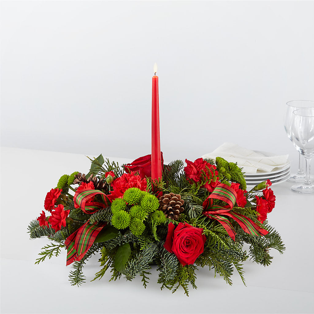 By the Candlelight Centerpiece – SATELLITE FLORIST & GARDEN CENTRE, Hamilton ON