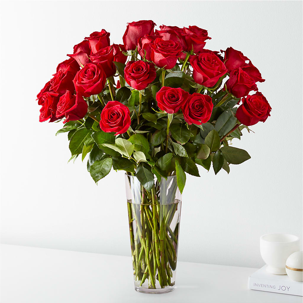 Long Stem Red Rose Bouquet – SATELLITE FLORIST & GARDEN CENTRE, Hamilton ON