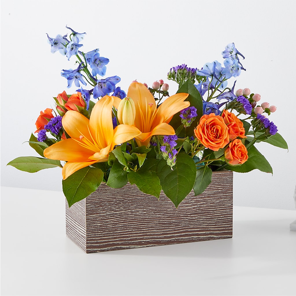 Radiant Citrus Box Bouquet – SATELLITE FLORIST & GARDEN CENTRE, Hamilton ON