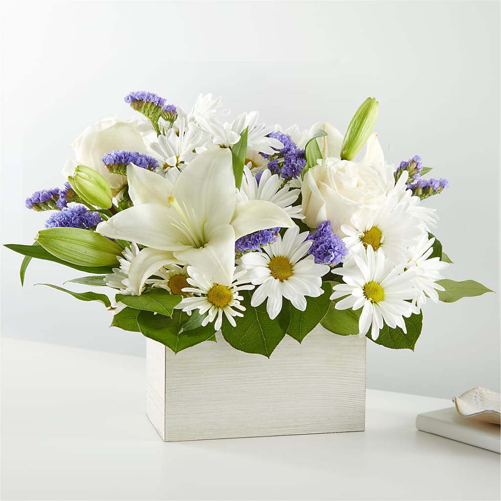 Beyond Blue Box Bouquet – SATELLITE FLORIST & GARDEN CENTRE, Hamilton ON