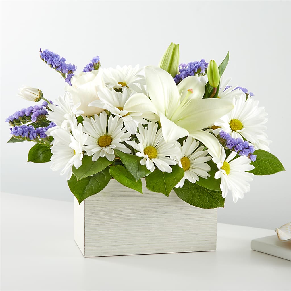 Beyond Blue Box Bouquet – SATELLITE FLORIST & GARDEN CENTRE, Hamilton ON