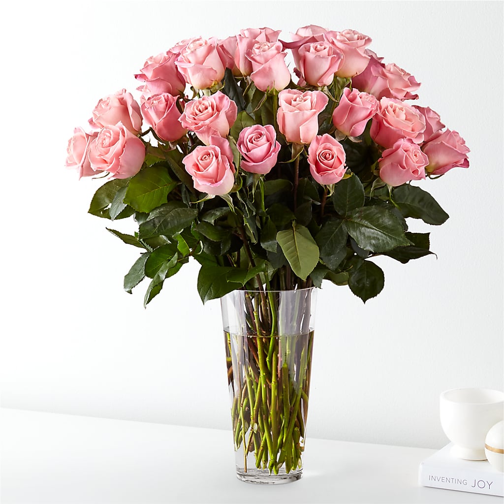 Long Stem Pink Rose Bouquet – SATELLITE FLORIST & GARDEN CENTRE, Hamilton ON