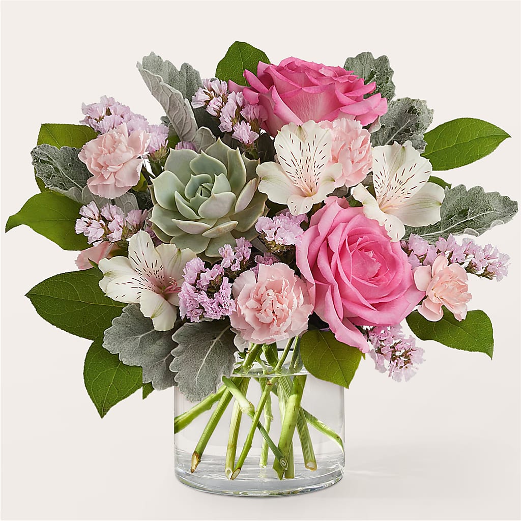 Dusty Rose Bouquet – SATELLITE FLORIST & GARDEN CENTRE, Hamilton ON