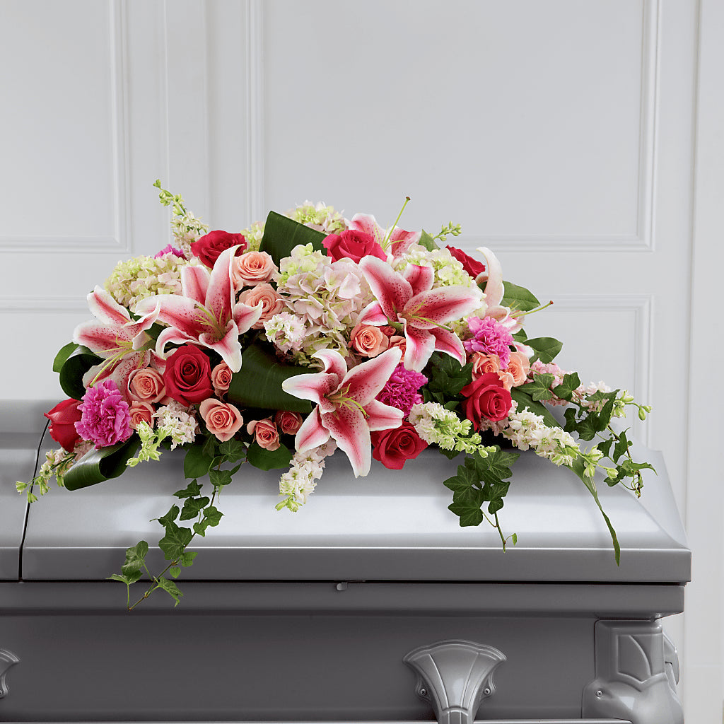 Splendid Grace Casket Spray – SATELLITE FLORIST & GARDEN CENTRE, Hamilton ON