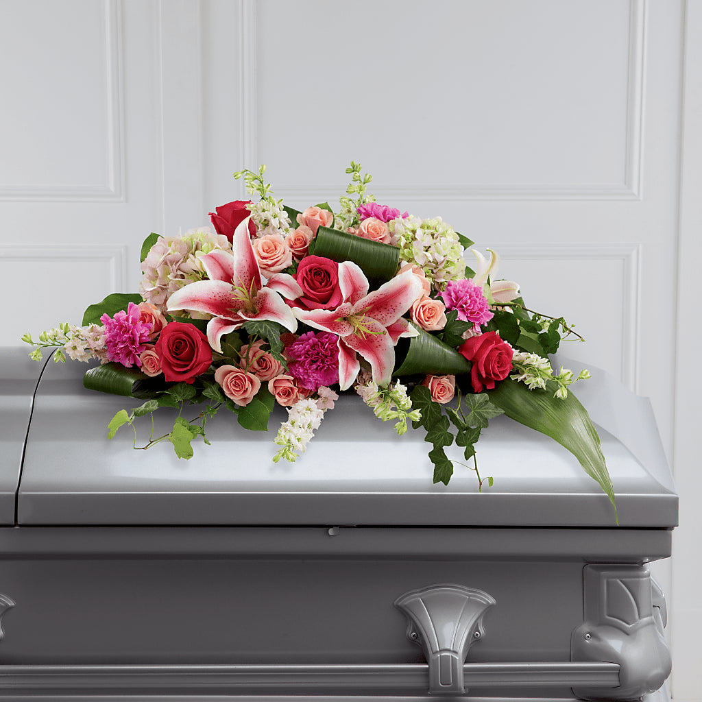 Splendid Grace Casket Spray – SATELLITE FLORIST & GARDEN CENTRE, Hamilton ON