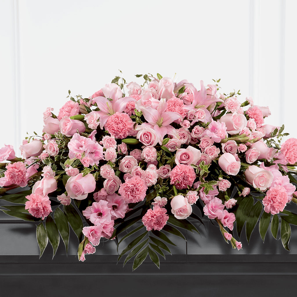 Garden of Comfort Casket Spray (Standard) – SATELLITE FLORIST & GARDEN CENTRE, Hamilton ON