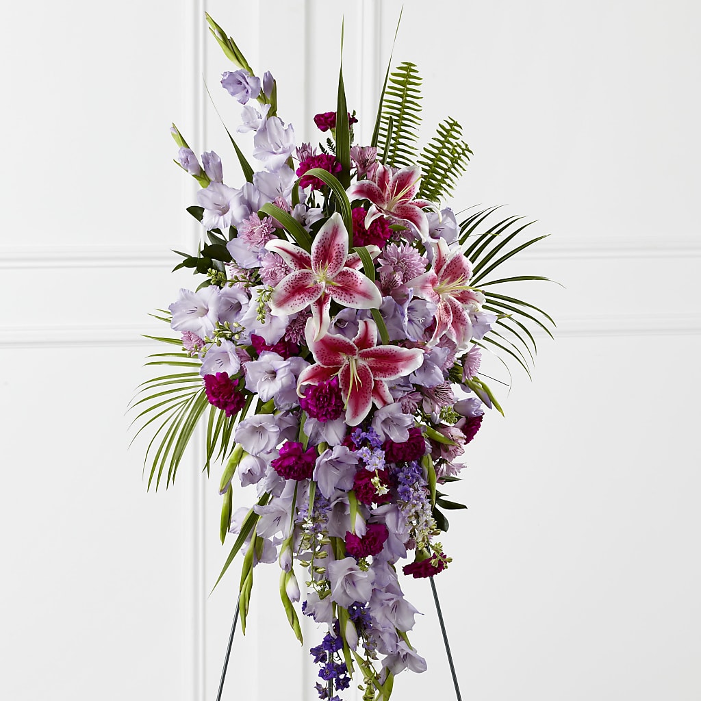 Tender Touch Standing Spray – SATELLITE FLORIST & GARDEN CENTRE, Hamilton ON