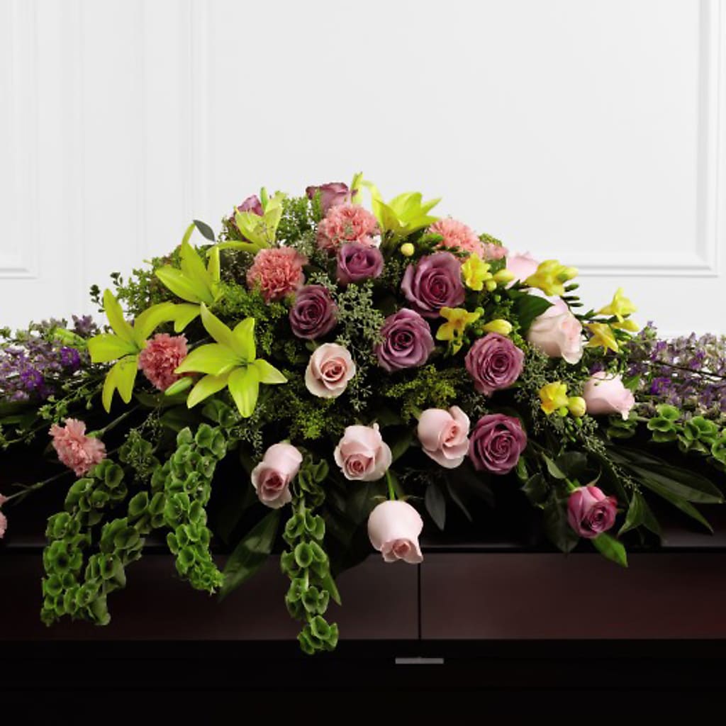 Forever Beloved Casket Spray – SATELLITE FLORIST & GARDEN CENTRE, Hamilton ON