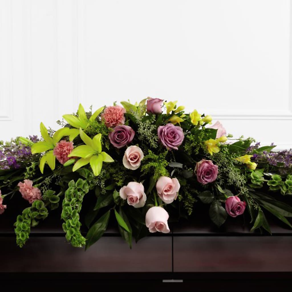Forever Beloved Casket Spray – SATELLITE FLORIST & GARDEN CENTRE, Hamilton ON