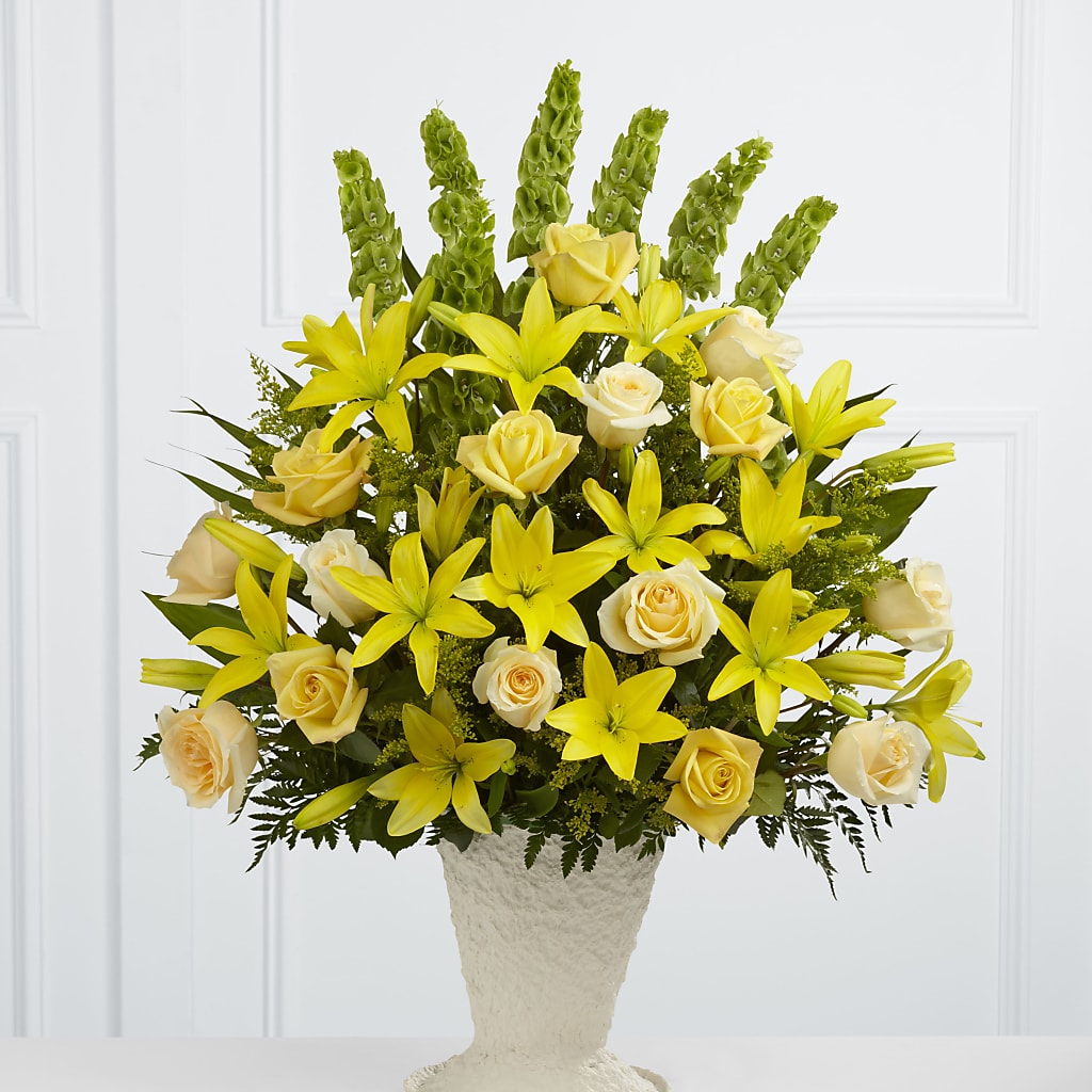 Golden Memories Arrangement – SATELLITE FLORIST & GARDEN CENTRE, Hamilton ON