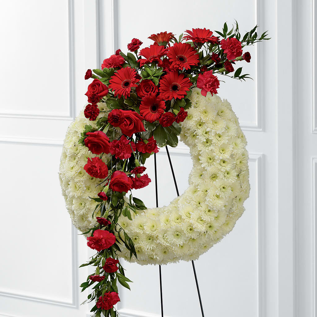 Graceful Tribute Wreath – SATELLITE FLORIST & GARDEN CENTRE, Hamilton ON