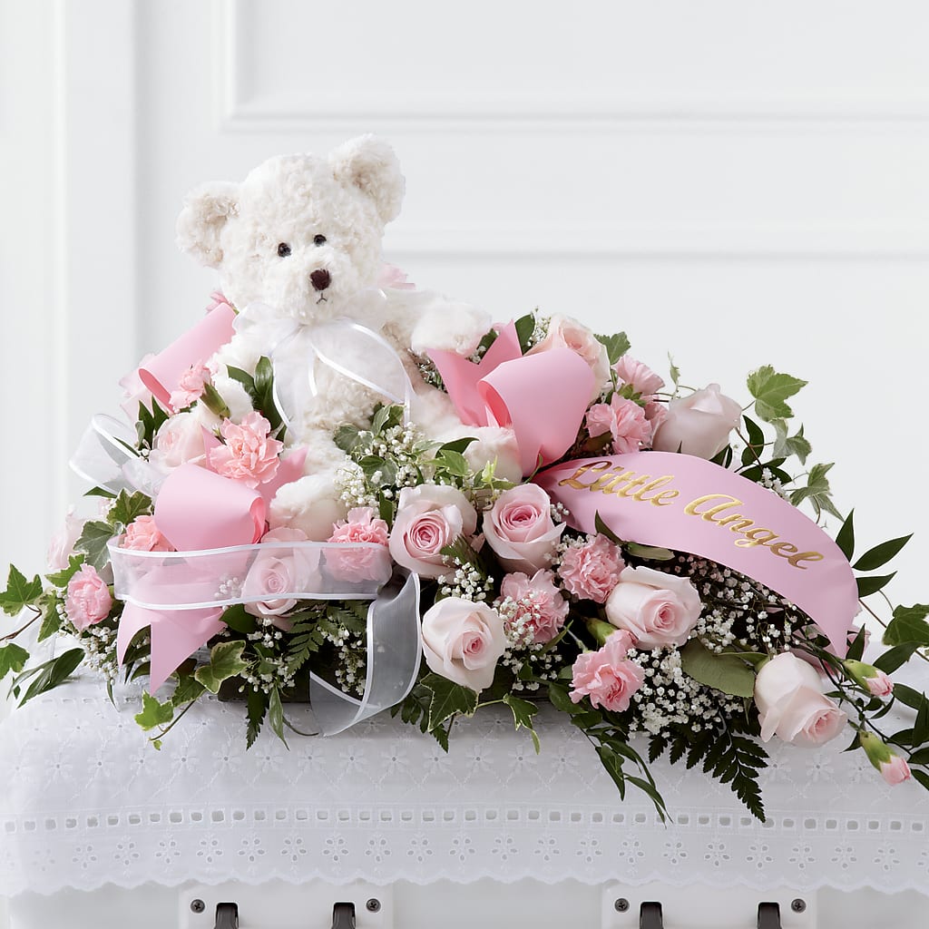 Touch of Sympathy Casket Spray – SATELLITE FLORIST & GARDEN CENTRE, Hamilton ON