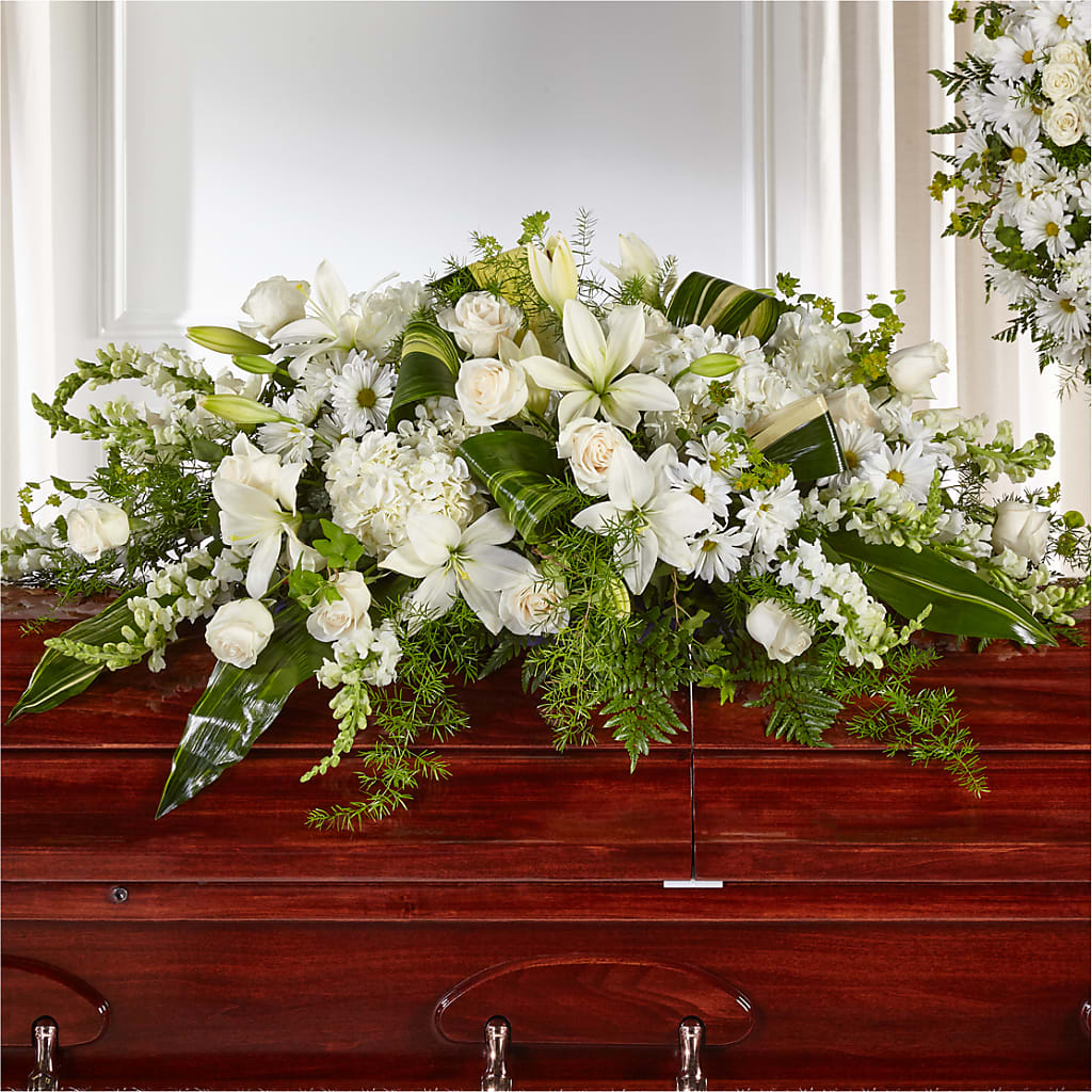 Abundance Casket Spray – SATELLITE FLORIST & GARDEN CENTRE, Hamilton ON