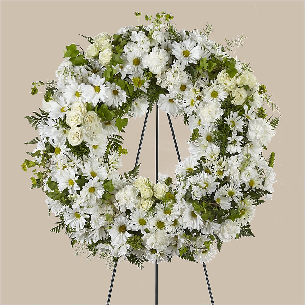 Faithful Wishes Wreath – SATELLITE FLORIST & GARDEN CENTRE, Hamilton ON