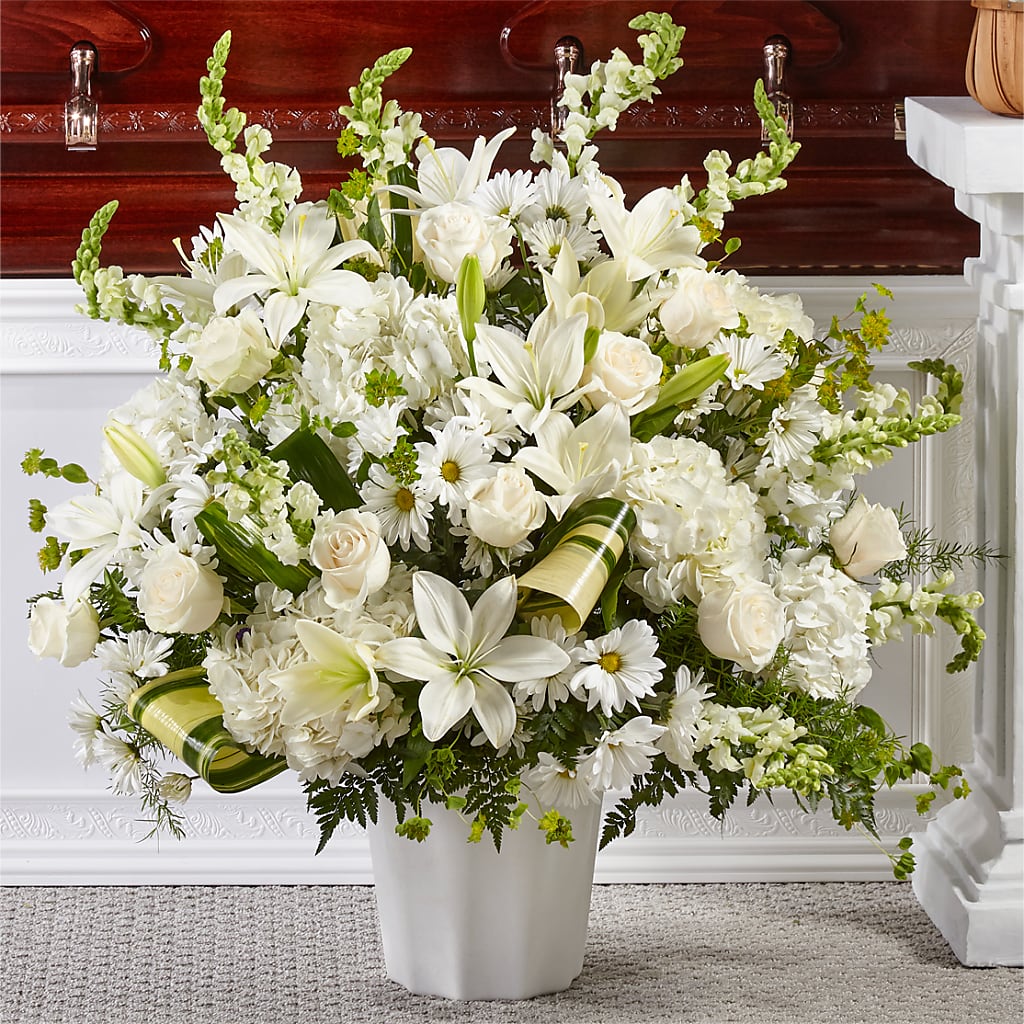 Thoughts of Tranquility Floor Basket – SATELLITE FLORIST & GARDEN CENTRE, Hamilton ON