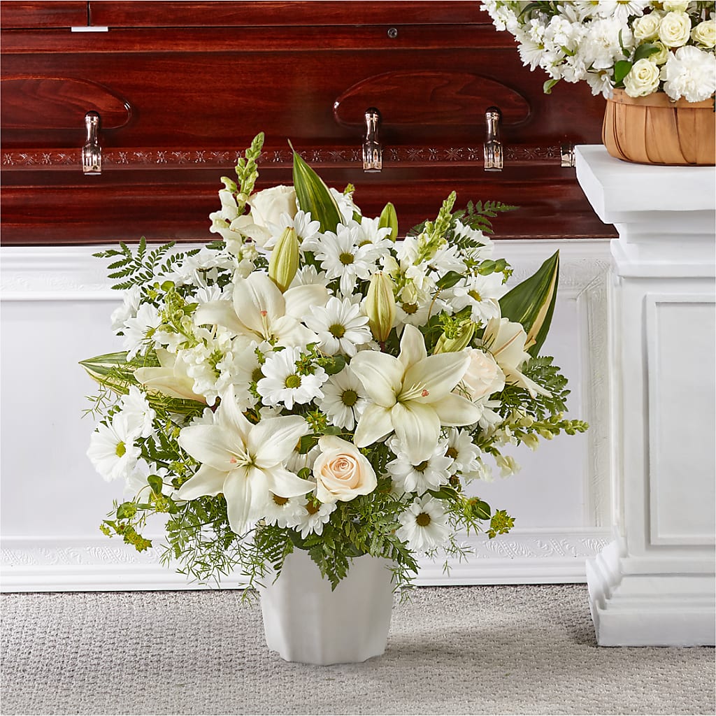 Thoughts of Tranquility Floor Basket – SATELLITE FLORIST & GARDEN CENTRE, Hamilton ON