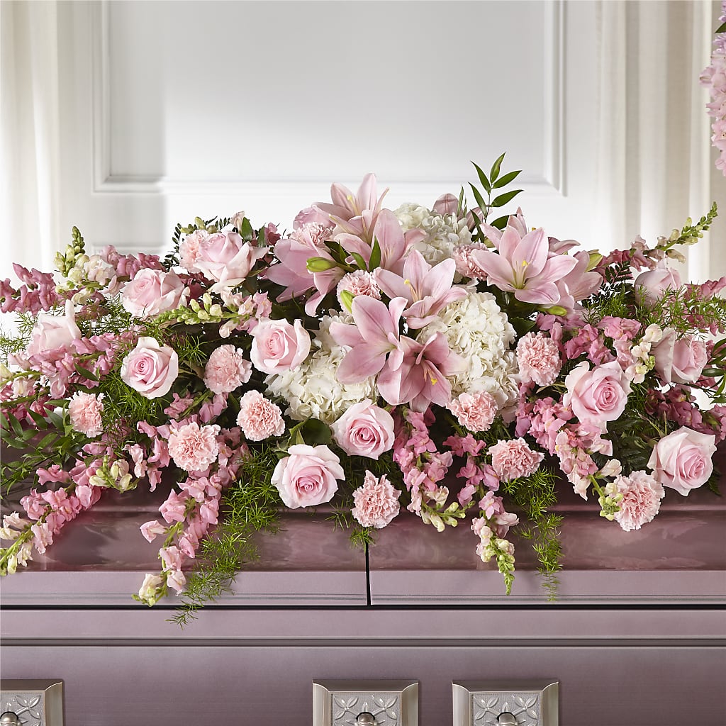 Life & Remembrance Casket Spray – SATELLITE FLORIST & GARDEN CENTRE, Hamilton ON