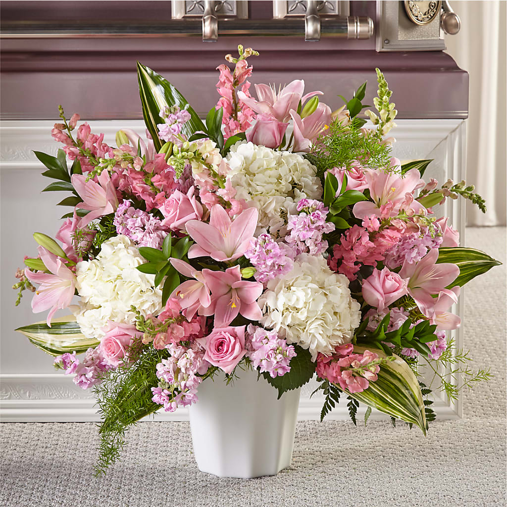 Simply Serene Floor Basket – SATELLITE FLORIST & GARDEN CENTRE, Hamilton ON