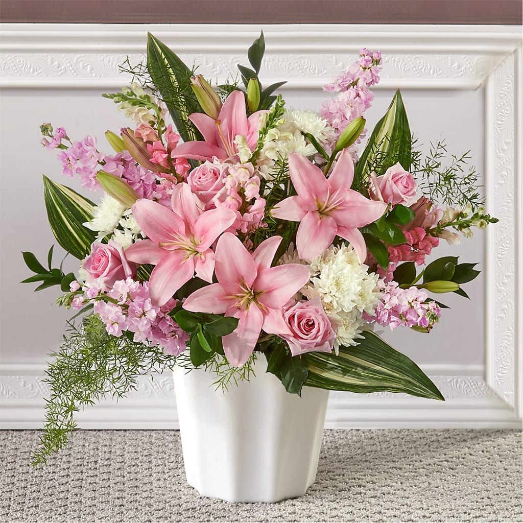 Simply Serene Floor Basket – SATELLITE FLORIST & GARDEN CENTRE, Hamilton ON