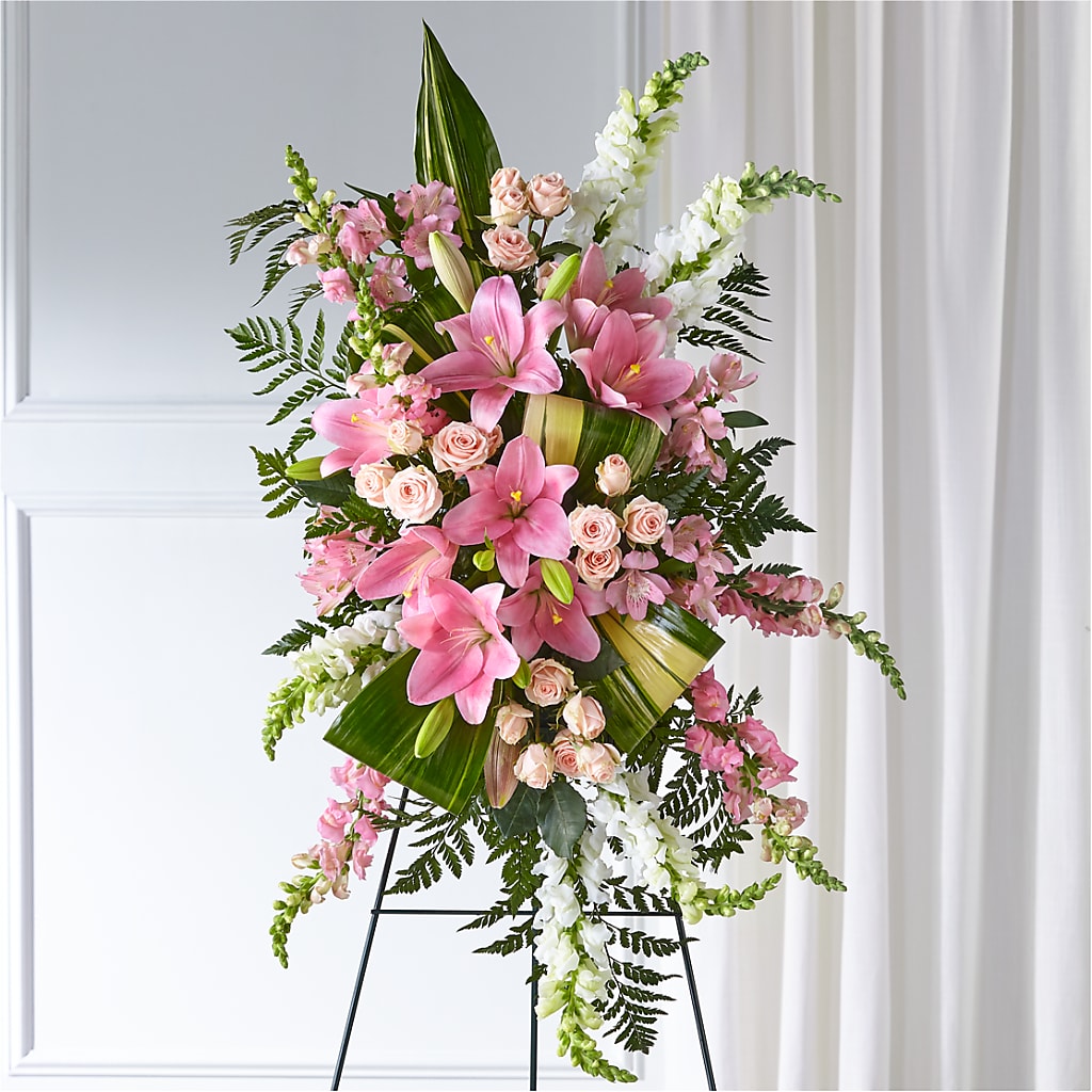 Elegant Embrace Standing Spray – SATELLITE FLORIST & GARDEN CENTRE, Hamilton ON