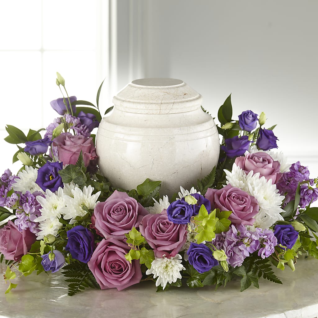 Blooming Sympathy Cremation Adornment – SATELLITE FLORIST & GARDEN CENTRE, Hamilton ON
