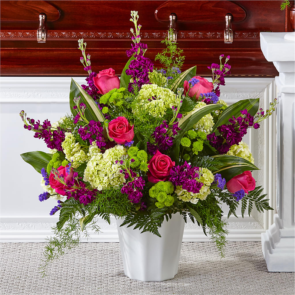 Beautiful Horizons Floor Basket – SATELLITE FLORIST & GARDEN CENTRE, Hamilton ON