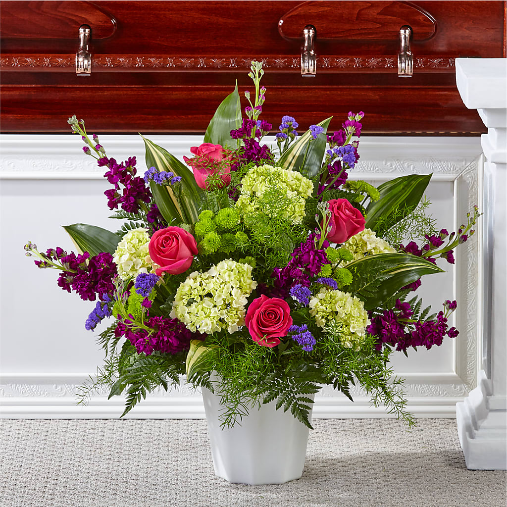 Beautiful Horizons Floor Basket – SATELLITE FLORIST & GARDEN CENTRE, Hamilton ON