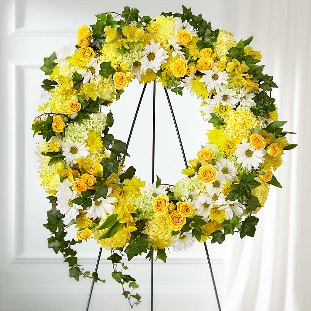 Golden Remembrance Wreath – SATELLITE FLORIST & GARDEN CENTRE, Hamilton ON