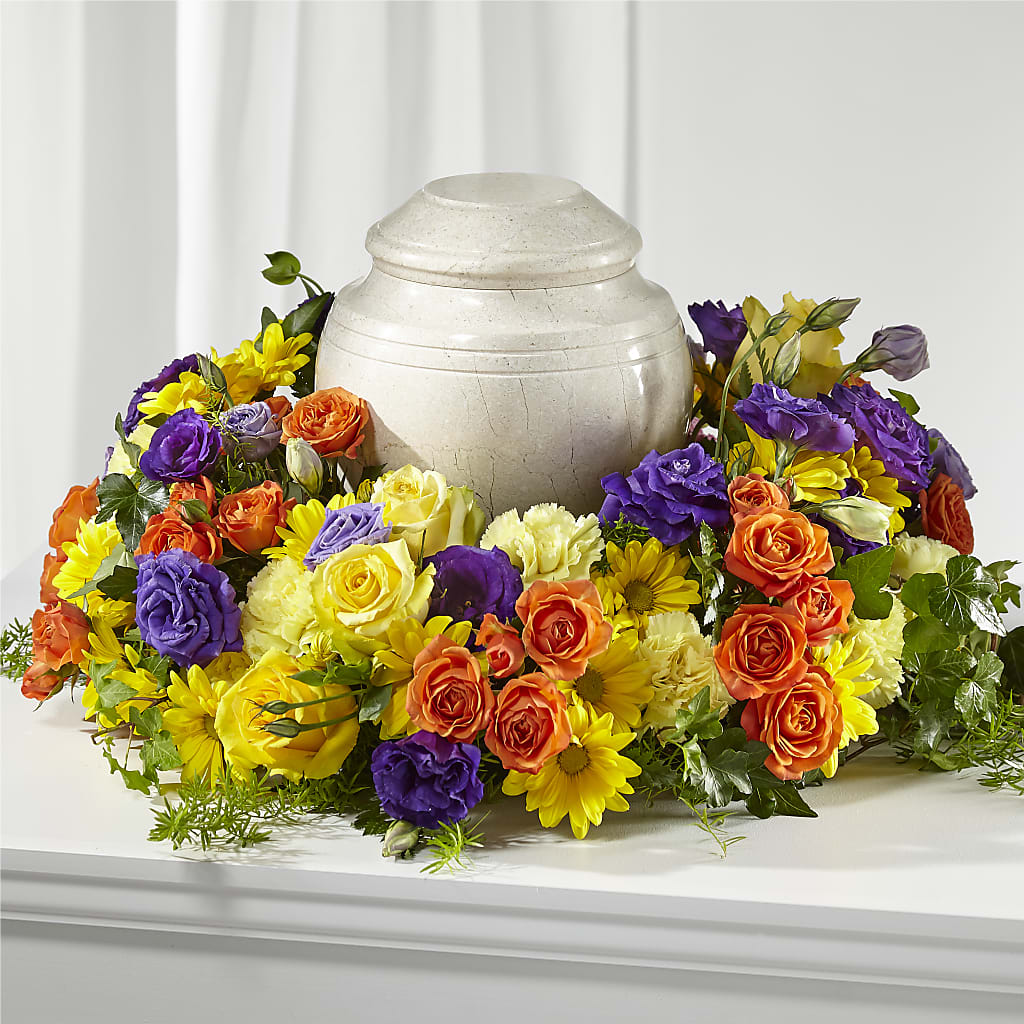 Blossoms of Remembrance Cremation Adornment – SATELLITE FLORIST & GARDEN CENTRE, Hamilton ON
