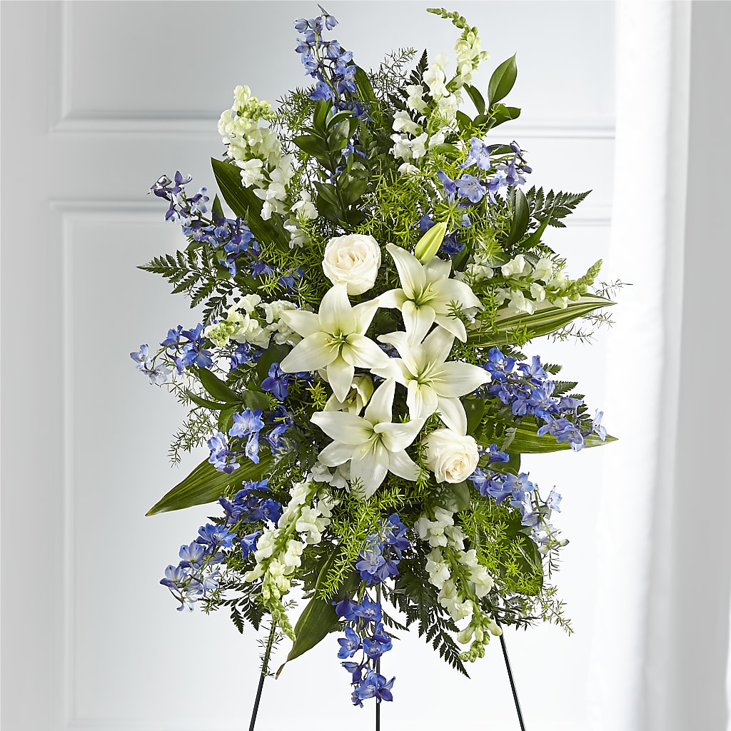 Faithful Friend Standing Spray – SATELLITE FLORIST & GARDEN CENTRE, Hamilton ON