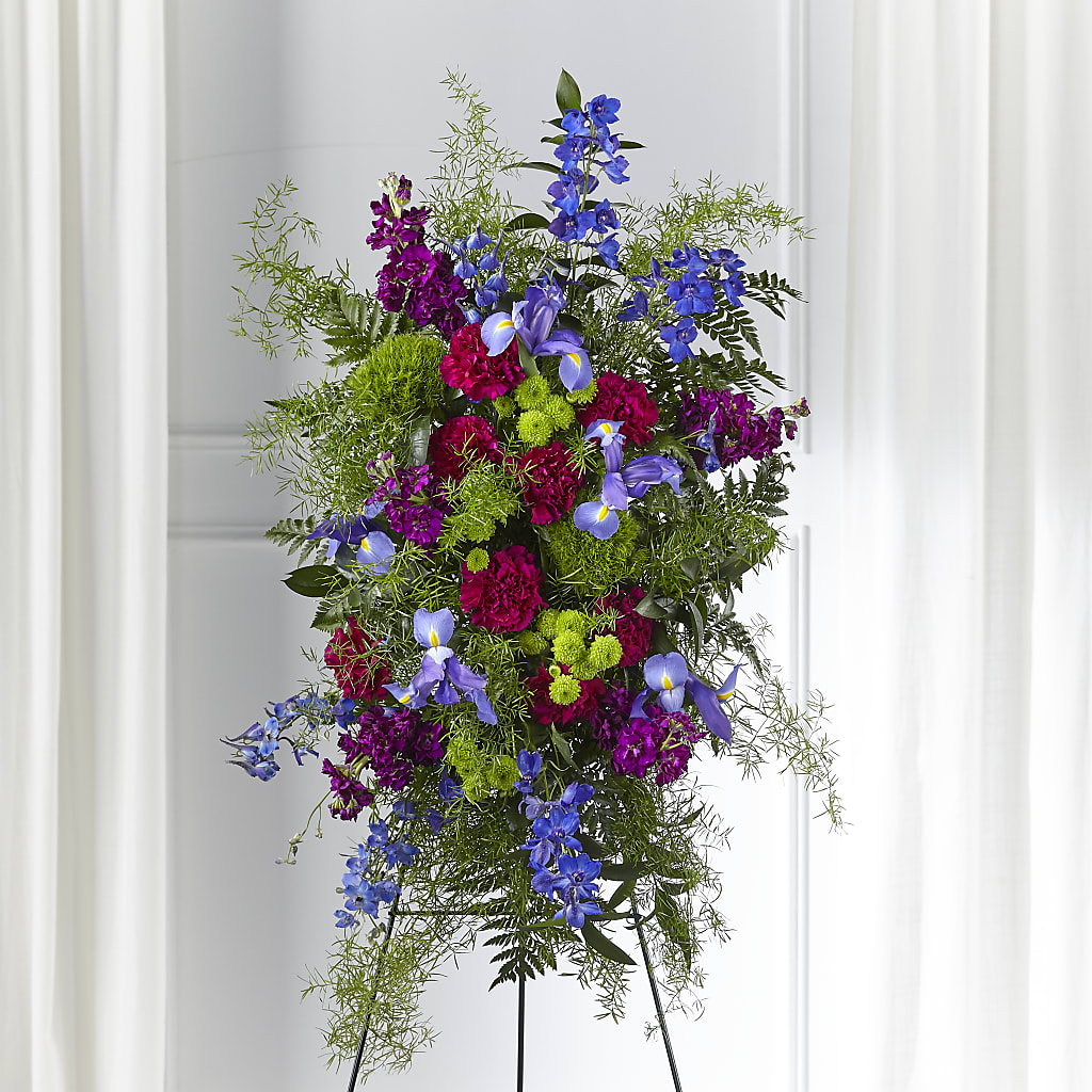 Heavenly Skies Standing Spray – SATELLITE FLORIST & GARDEN CENTRE, Hamilton ON