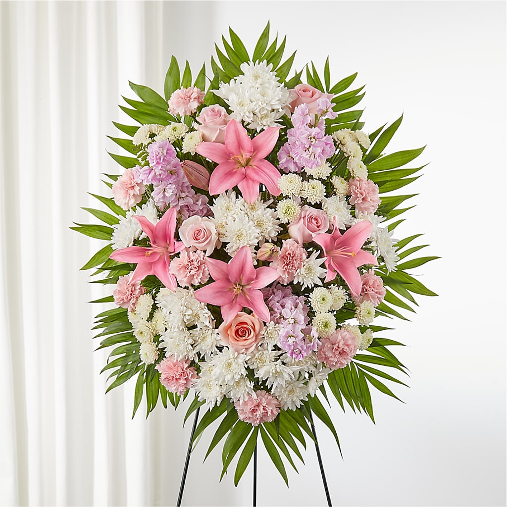 Offering Solace Standing Spray – SATELLITE FLORIST & GARDEN CENTRE, Hamilton ON