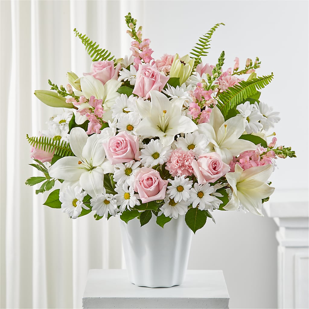 Soft Touch Tabletop Basket – SATELLITE FLORIST & GARDEN CENTRE, Hamilton ON
