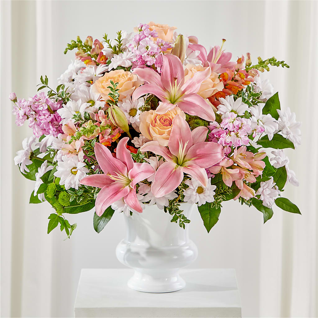 Heartfelt Gesture Urn Arrangement – SATELLITE FLORIST & GARDEN CENTRE, Hamilton ON