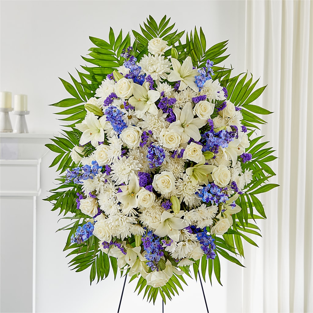At Rest Standing Spray – SATELLITE FLORIST & GARDEN CENTRE, Hamilton ON