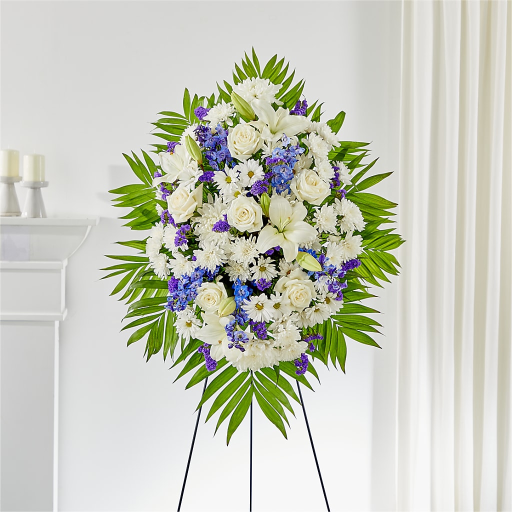 At Rest Standing Spray – SATELLITE FLORIST & GARDEN CENTRE, Hamilton ON