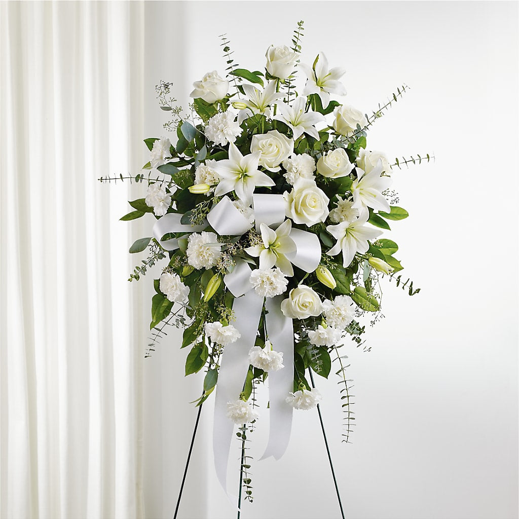 With Care Standing Spray – SATELLITE FLORIST & GARDEN CENTRE, Hamilton ON