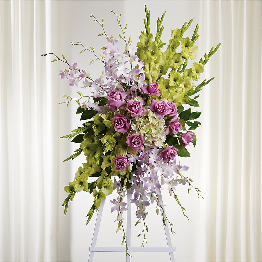 Lasting Legacy Standing Spray – SATELLITE FLORIST & GARDEN CENTRE, Hamilton ON