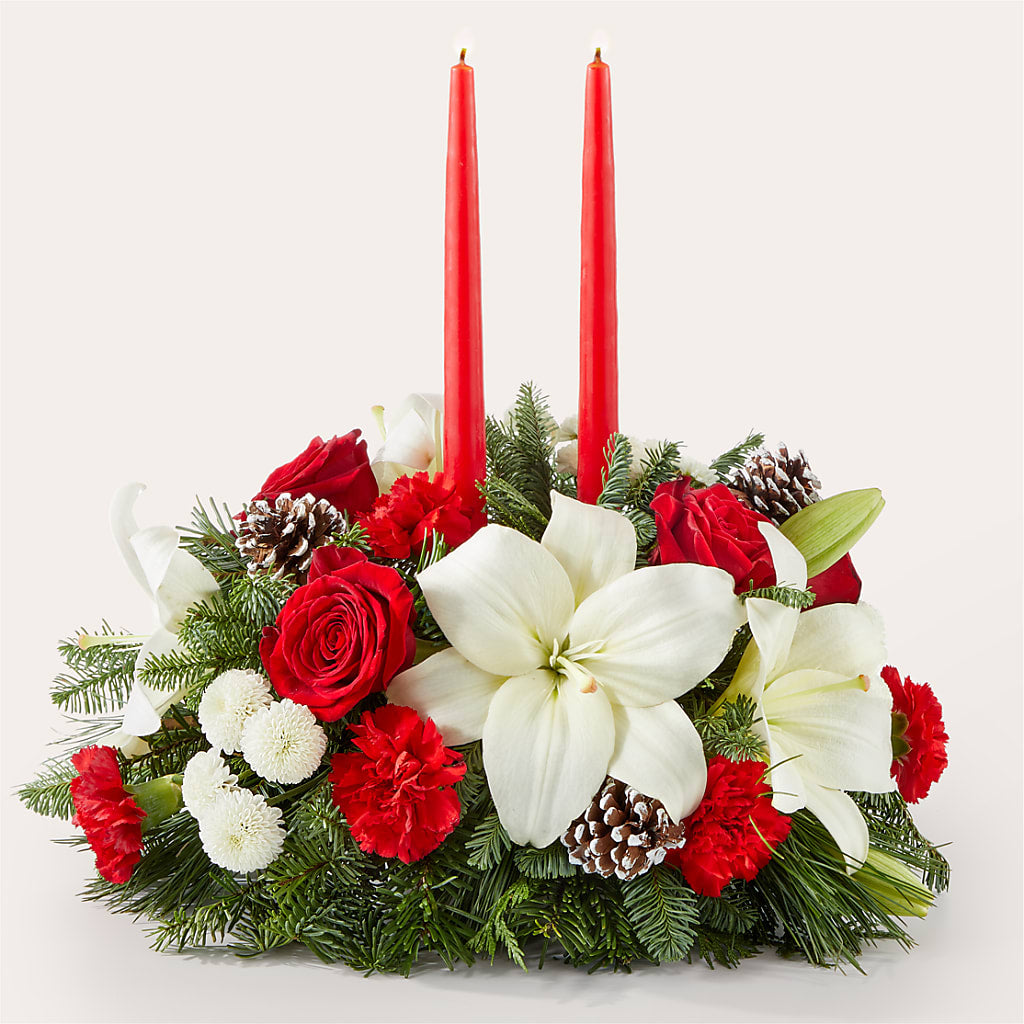 Seasonal Festivities Centerpiece – SATELLITE FLORIST & GARDEN CENTRE, Hamilton ON