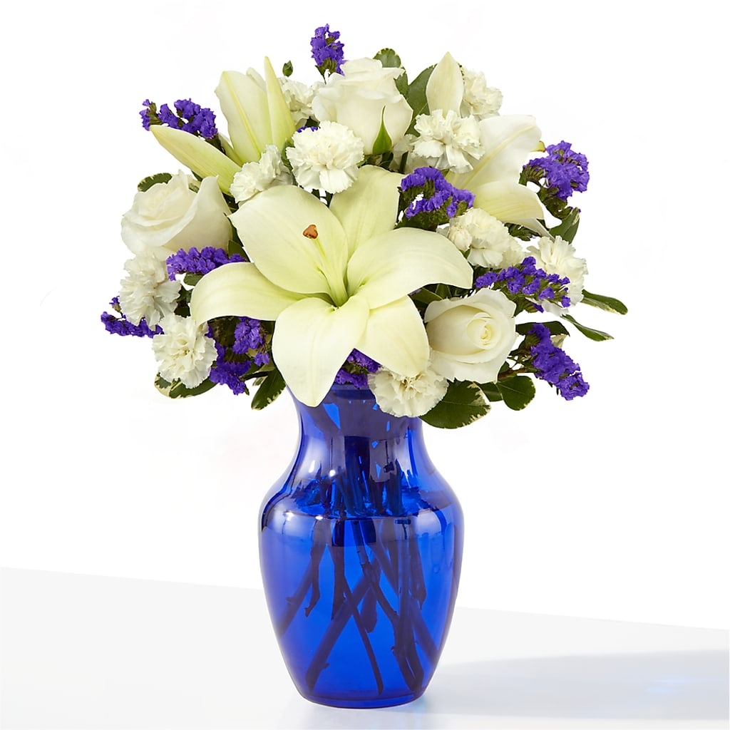 Sapphire Rush Bouquet – SATELLITE FLORIST & GARDEN CENTRE, Hamilton ON