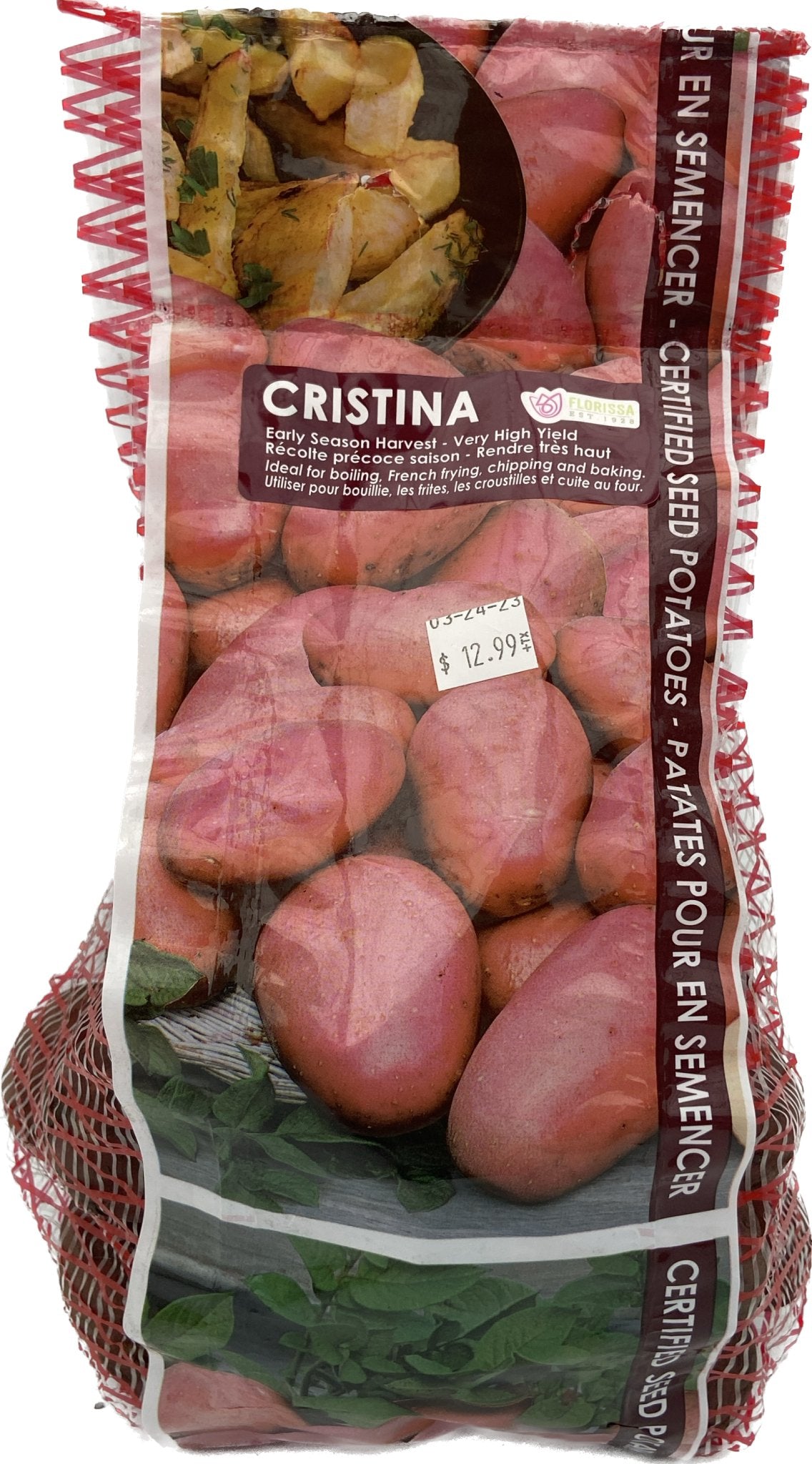 Bag Potatoes Cristina 2kg - Satellite Garden Centre