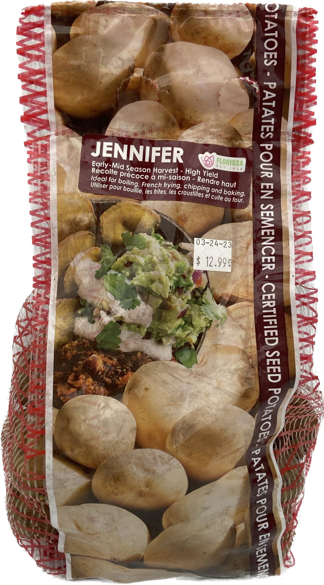 Bag Potatoes Jennifer 2kg - Satellite Garden Centre
