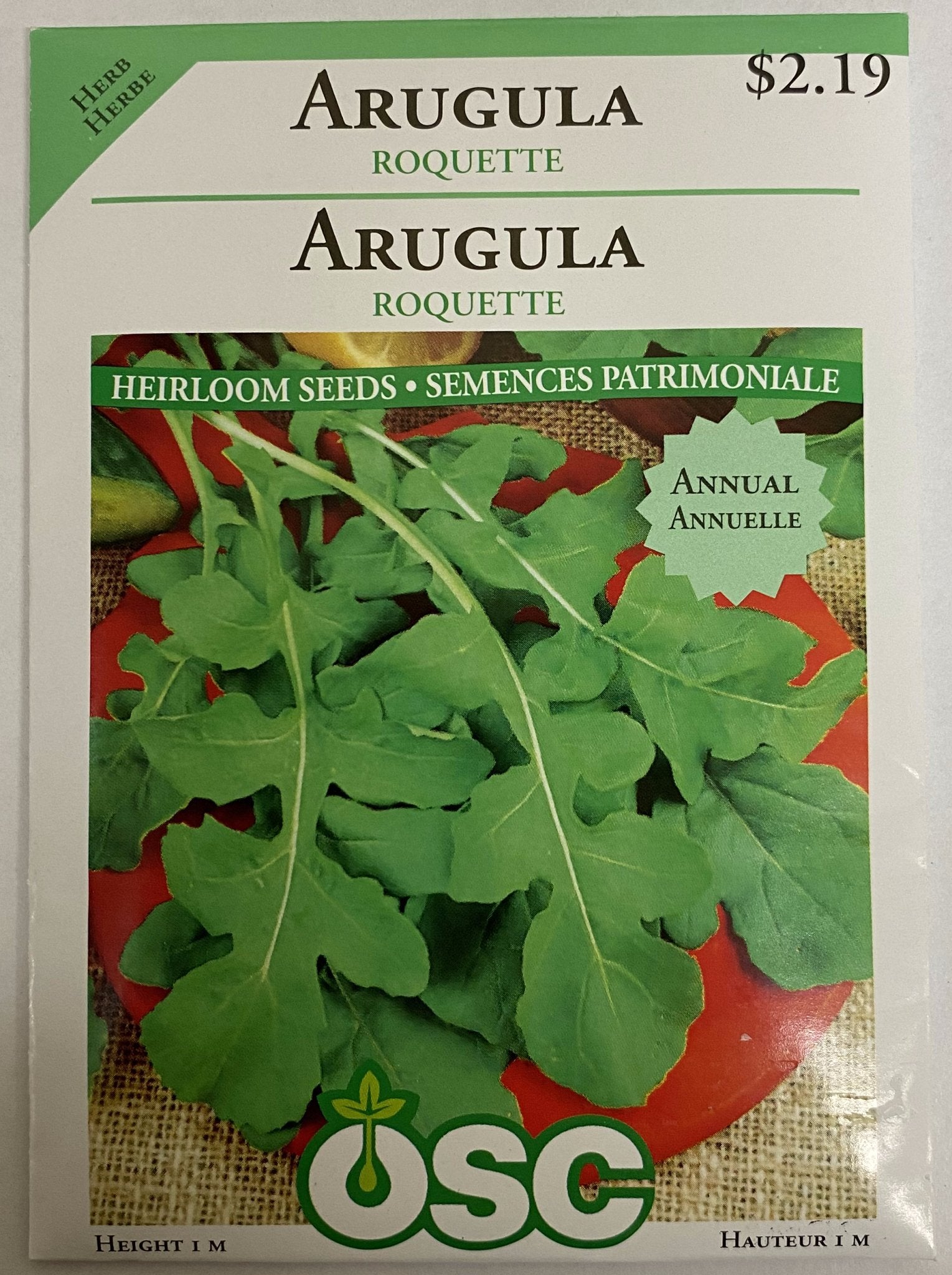 Arugula - Roquette - Satellite Garden Centre