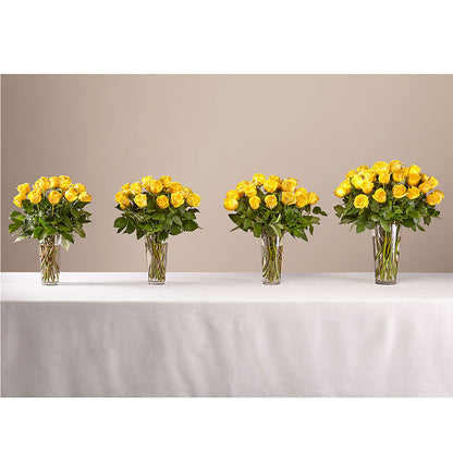 Long Stem Yellow Rose Bouquet – SATELLITE FLORIST & GARDEN CENTRE, Hamilton ON
