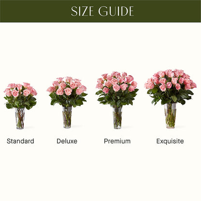 Long Stem Pink Rose Bouquet – SATELLITE FLORIST & GARDEN CENTRE, Hamilton ON
