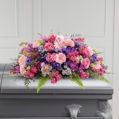 Glorious Garden Casket Spray – SATELLITE FLORIST & GARDEN CENTRE, Hamilton ON