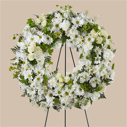 Faithful Wishes Wreath – SATELLITE FLORIST & GARDEN CENTRE, Hamilton ON