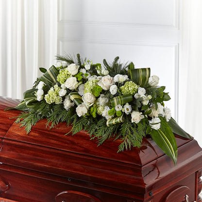 Hopeful Gesture Casket Spray – SATELLITE FLORIST & GARDEN CENTRE, Hamilton ON