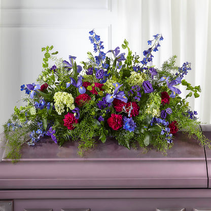 Always Treasured Casket Spray – SATELLITE FLORIST & GARDEN CENTRE, Hamilton ON